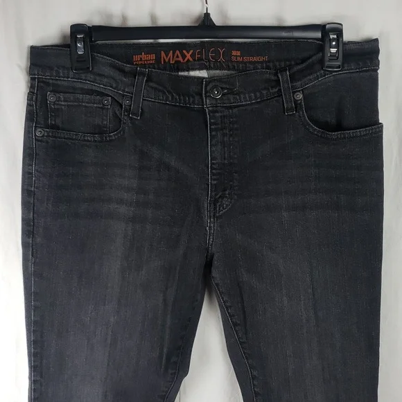 Urban Pipeline Men's 36X30 Max Flex Black Jeans - Picture 2 of 10